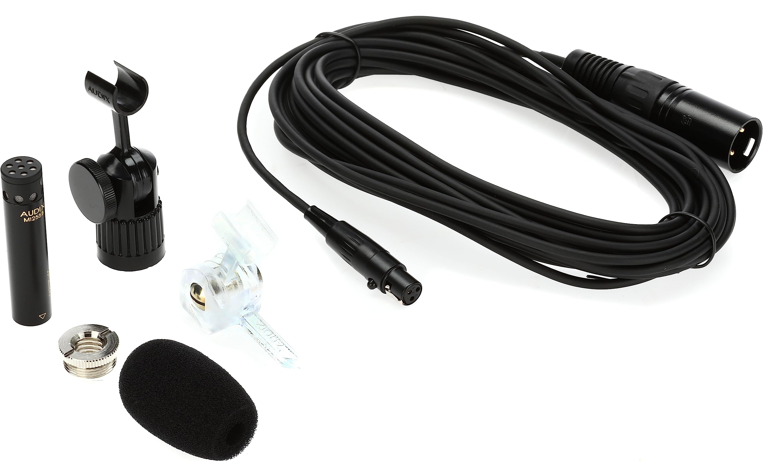 Audix M1255B Miniature High-Output Cardioid Condenser - Great for Recording Choirs and Broadcasting